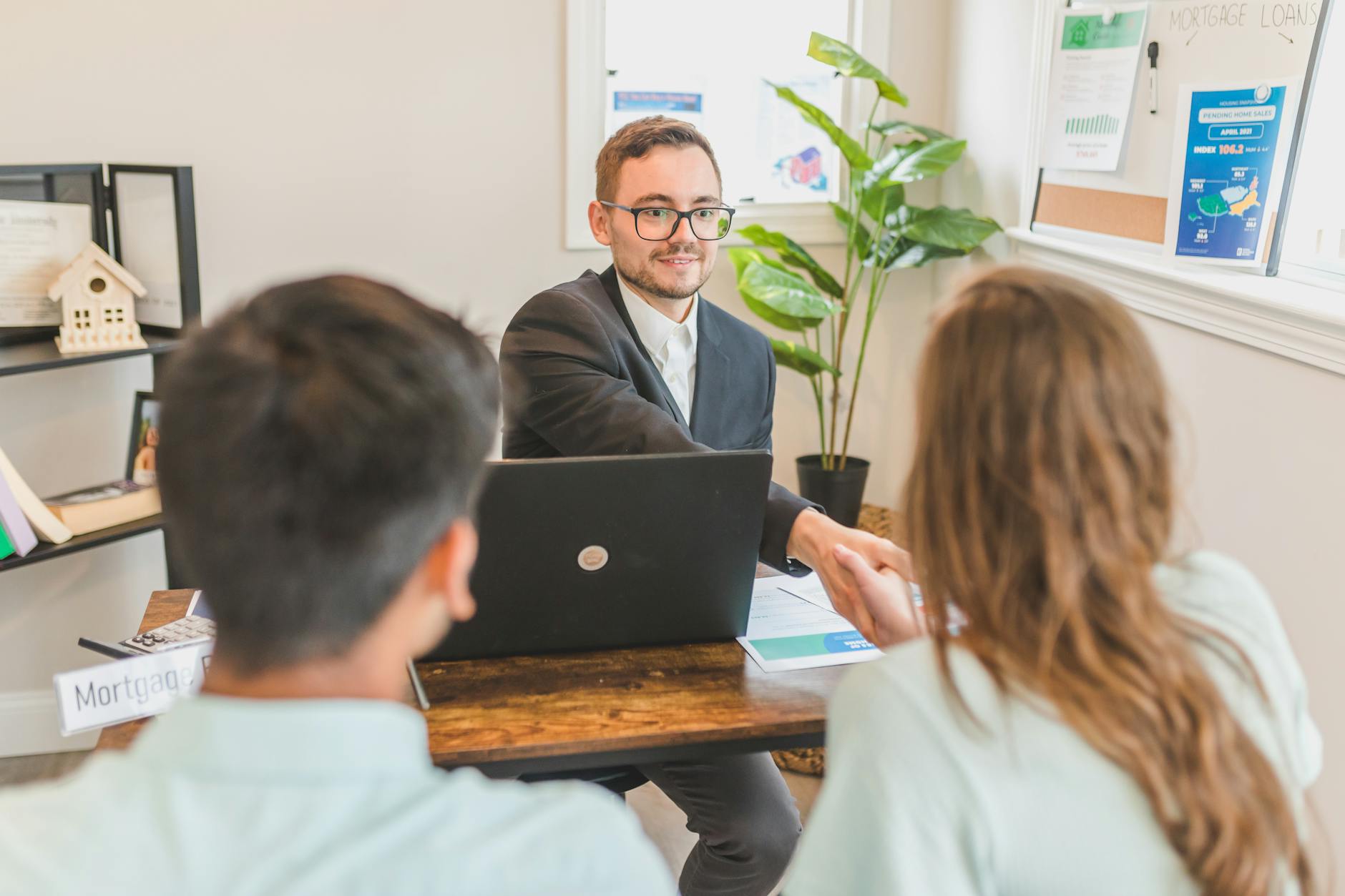 Loan officer explaining jumbo loan underwriting differences