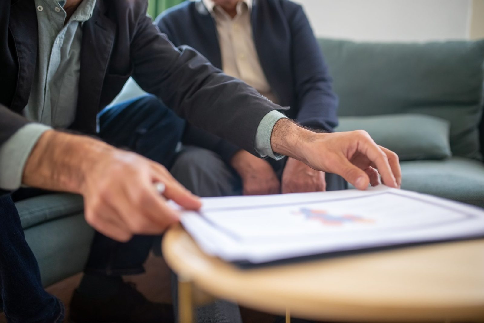 Homeowner reviewing equity access options with a financial advisor