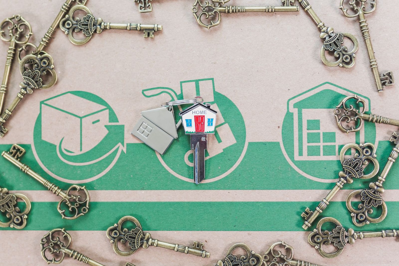 First-time homebuyer holding house keys after a low down payment purchase