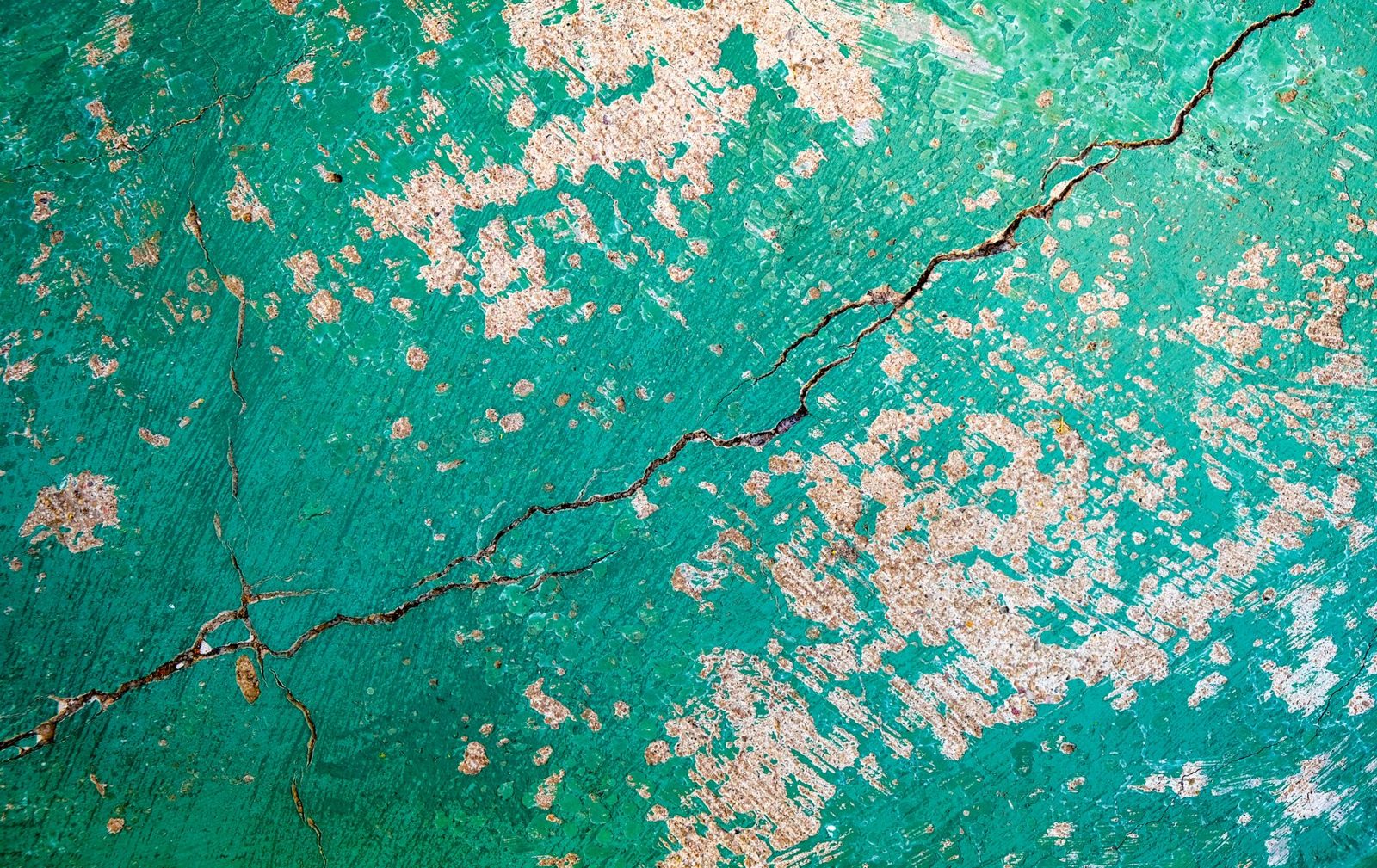 Cracked and bubbling paint on house siding